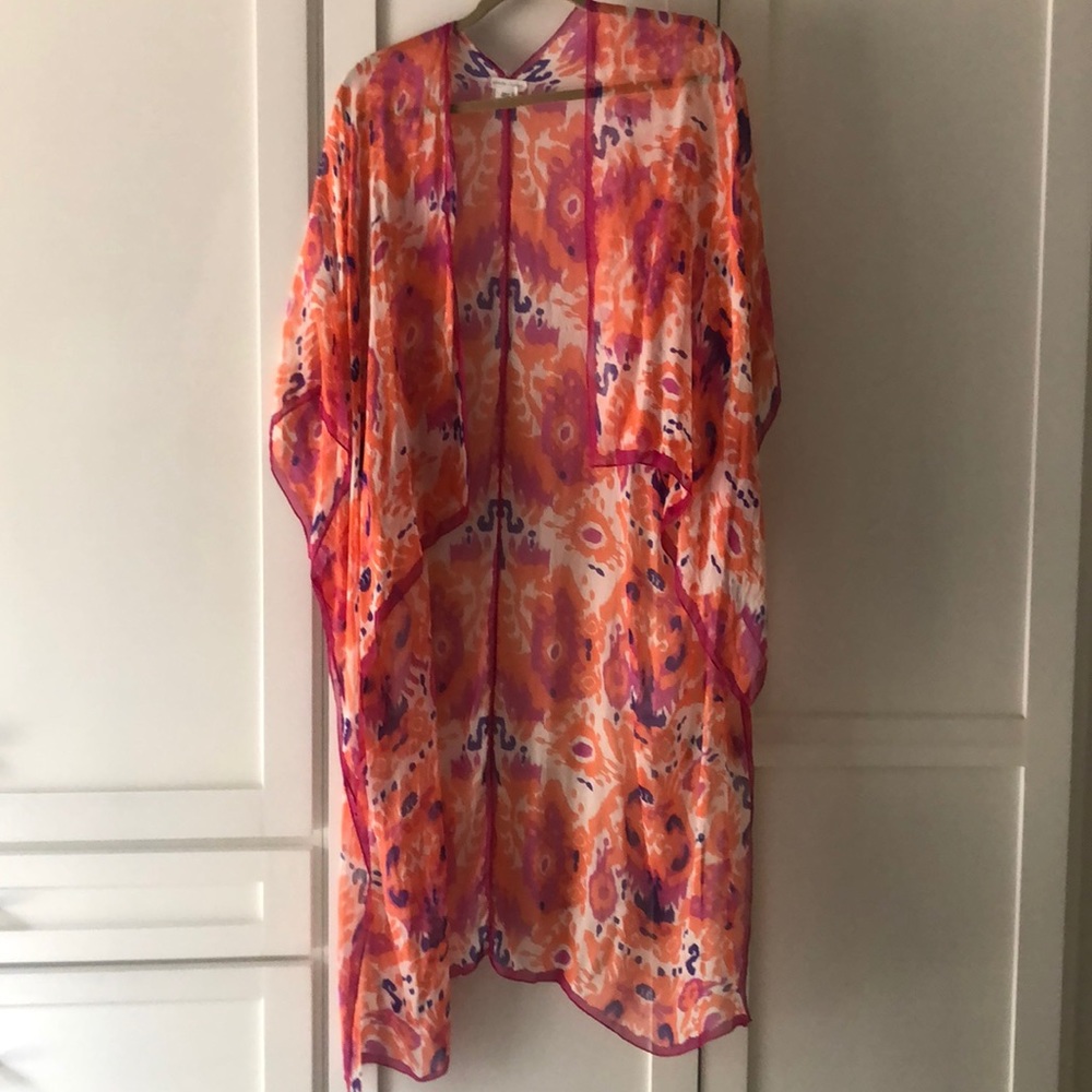 Sheer beach cover up